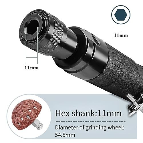 Walfront 2500rpm Low Speed Pneumatic Tire Buffing Wheel Repair Grinding Head Polishing Machine Tyre Repair Grinder Tool for Car Truck Tire Polisher - Image 3