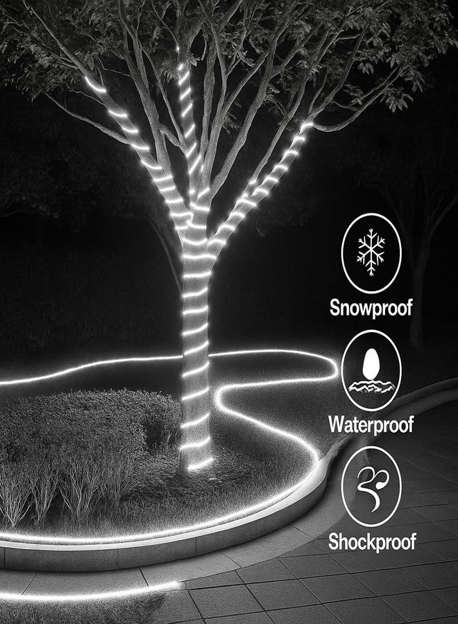 Gesto 5 Meter Rope LED Strip Lights | 120 LED/Mtr Waterproof Outdoor Lights for Balcony, Home Decor, Cove Light for False Ceiling | Flexible, Cuttable Strip Light for Diwali Decoration - White 6500K - Image 2
