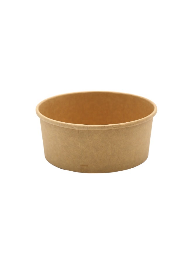 IDEAL PACK Kraft Paper Salad Bowls with Lids 5 PCS Eco Friendly Disposable Salad Containers Leak Proof, Biodegradable Bowls for Salads, Noodles, Soups & Takeaway - Image 5
