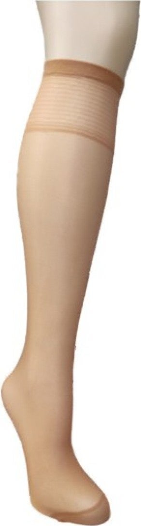 Müjde 12 Pieces Skin Color Thin Knee High Socks 