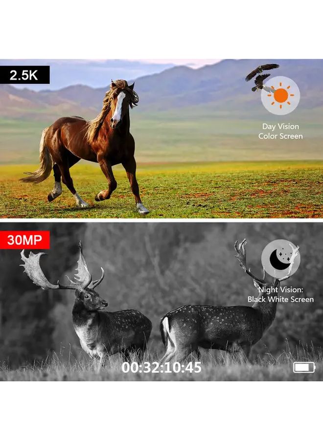 2.5 كيه دي منظار ليلي بمكبر 6x أحادي العين بالأشعة تحت الحمراء أسود للاستخدام في الهواء الطلق - Image 5