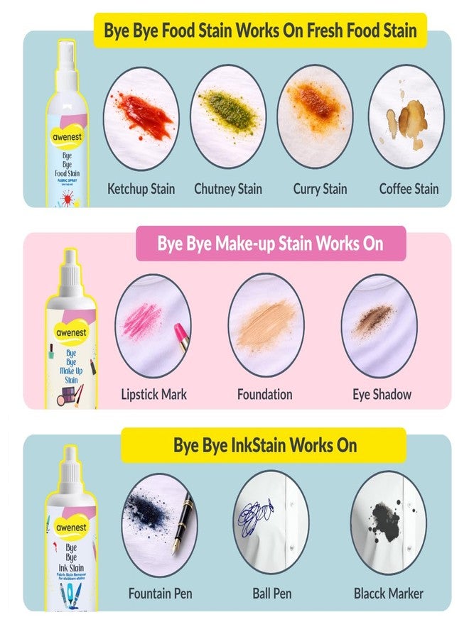 awenest Bye Bye Ink Stain | Fabric Stain Remover for Ink, Pen, Marker, and Fountain Pen Stains | Quick & Effective Stubborn Ink Removal | 75 ml Bottle - Image 5