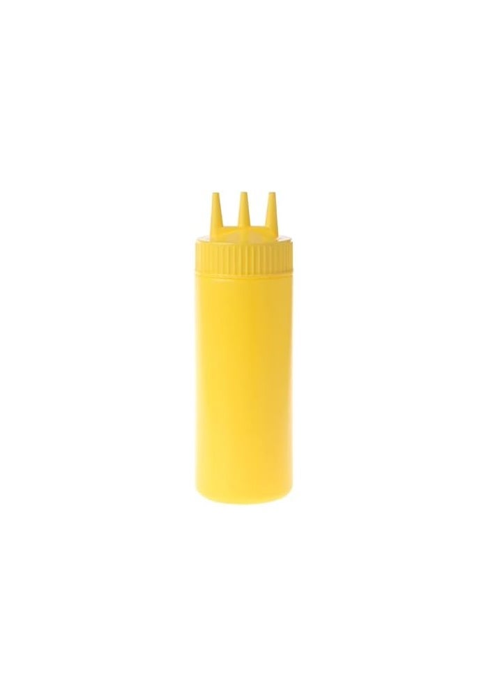 Harmony Har-217 Ketchup Bottle Set - 16 Oz (Three Hole) in White, Yellow & Red - Image 2