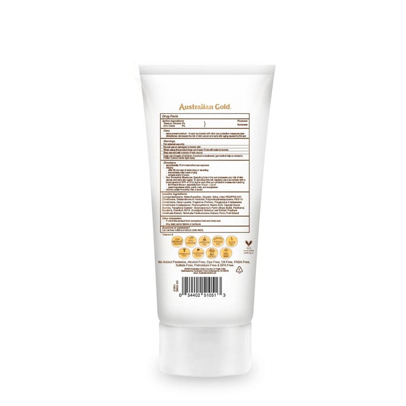 Australian Gold Botanical SPF 30 Mineral Sunscreen Lotion, Non-Chemical Sunblock with Titanium Dioxide & Zinc Oxide, Native-Australian Ingredients, Water-Resistant, Citrus Oasis Fragrance, 5 Oz - Image 2