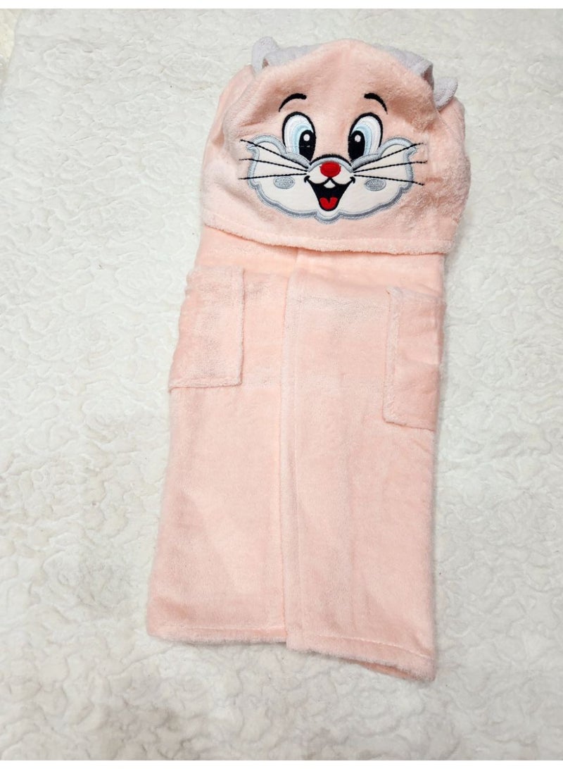 برنس اطفال 100% قطن بيور عالي الجوده مناسب ل بعد الشاور والمصايف يحافظ على دفئ الطفل وحمايته - Image 2