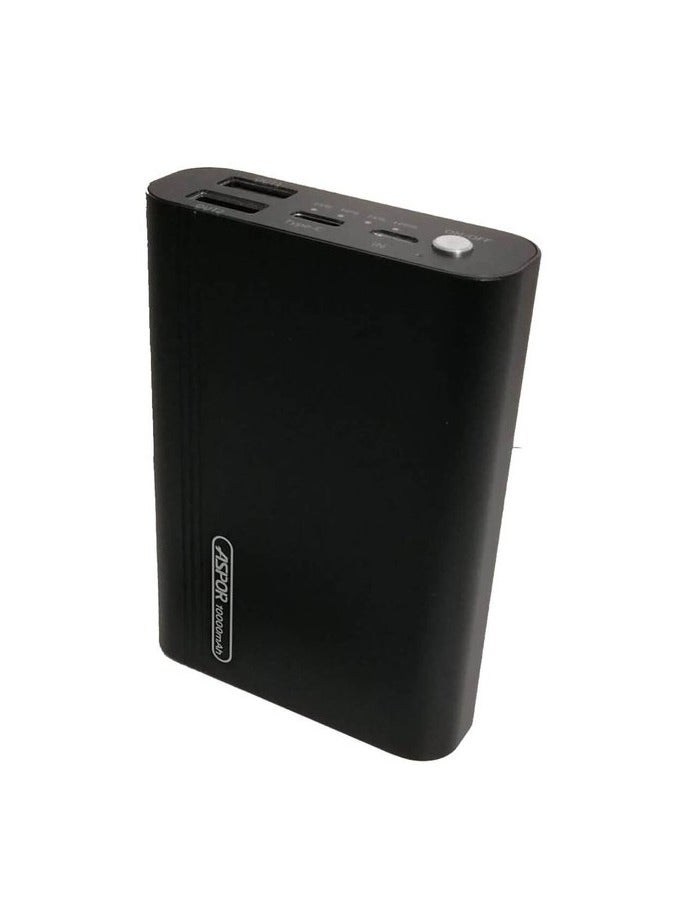 Aspor Aspor A329 Wired Power Bank With Digital Led Display 10000 Mah - Black - Image 2