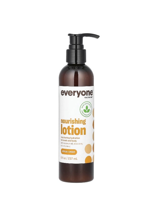 Everyone Everyone, Nourishing Lotion, Citrus + Mint, 8 fl oz (237 ml)  - Image 1