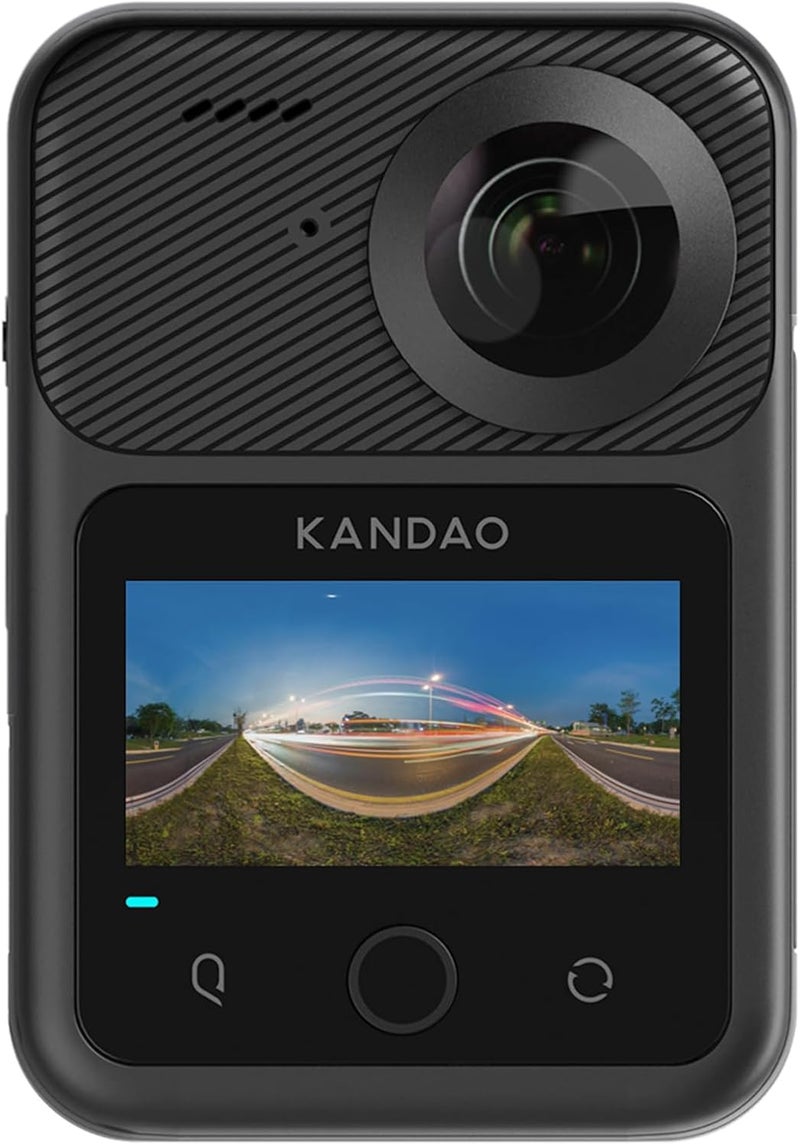 KanDao QooCam 3 Ultra 360 Action Camera, 10-Bit Video, 8K Waterproof Sports Camera with Dual 1/1.7" Sensors, 96MP Photo, HDR, F1.6 Fast Aperture, Built-in GPS, Stabilization, AI Tracking - Image 1