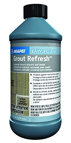 Mapei Grout Refresh Colorant and Sealer: Grout Paint and Sealant - 8 Ounce Bottle, Chamois - Image 1