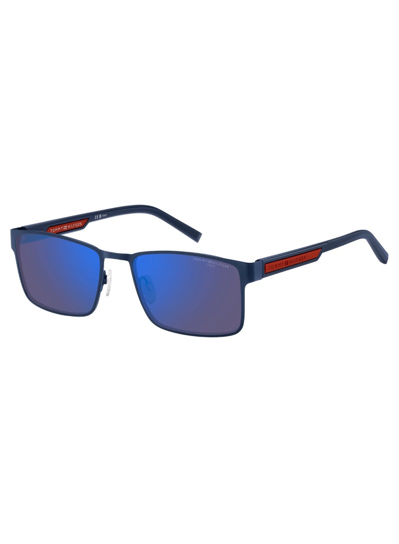 Men's UV Protection Rectangular Shape  Sunglasses TH 2087/S BLUE 40 - Lens Size: 39.6 Mm - Mtt Blue M