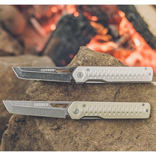 Gerber Gear Ayako Folding Pocket Knife with Clip, EDC Knife, Green - Image 2