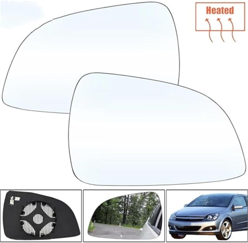 Wivplex Heated Side Mirror Glass for Opel Astra H - Image 2