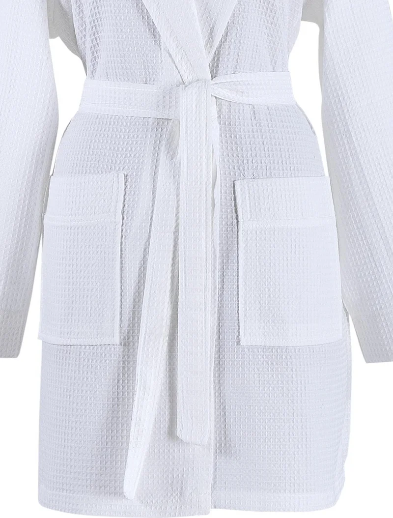Zeynep Tekstil Waffle | Pike 100% Cotton Bathrobe Unisex Premium New Trend Bathrobe