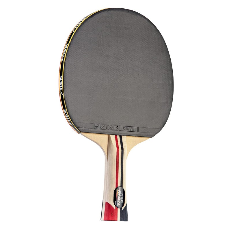 Stiga Blaze and Force Ping Pong Paddle – 5-ply Blade – 2mm Sponge – Flared Handle for Improved Control - Image 2