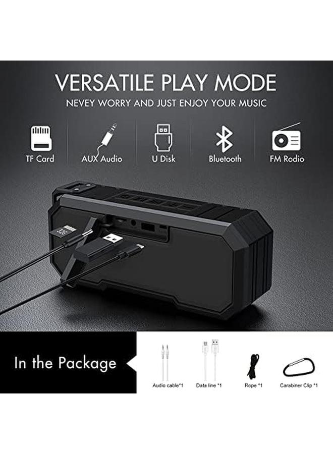 KASTWAVE Portable Bluetooth Speaker Ipx7 Waterproof Wireless Speaker With 16W Loud Stereo Sound Outdoor Speakers With Bluetooth 5.0 12H Playtime - Image 2