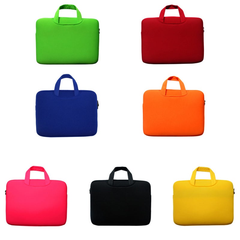 Lss 14-Inch Ultrabook Sleeve: Form-Fitting Slim Design - Comfortable Tuck-Away Handles Soft Ultrabook Briefcase for 14-Inch Laptops Ultrabooks With Small Item Storage Pockets - Image 5