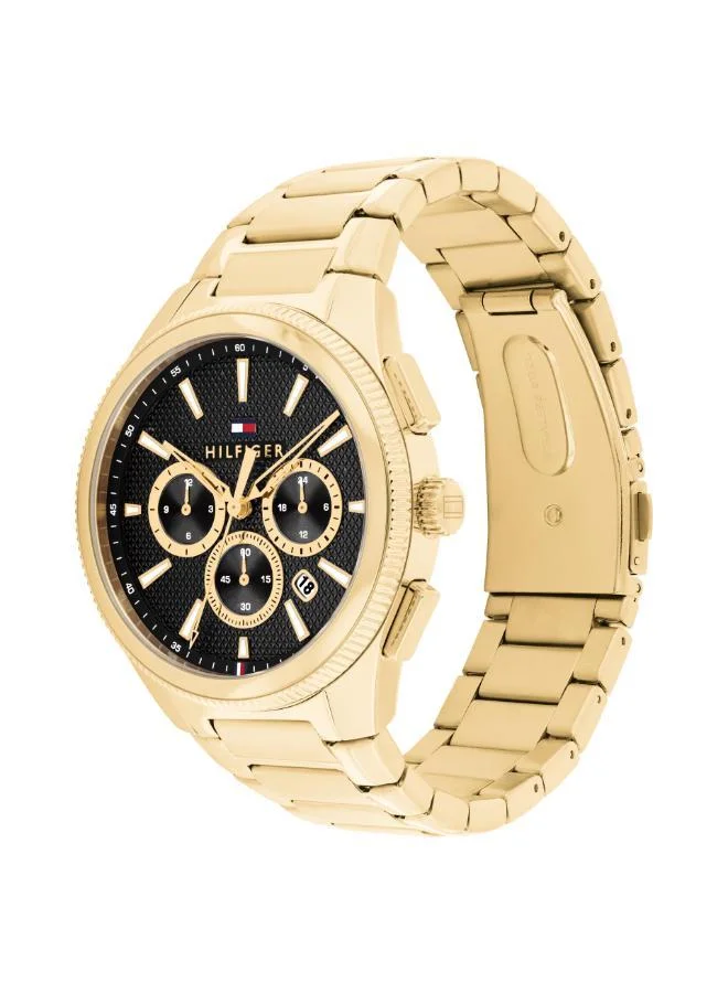 Tommy Hilfiger  Ionic Plated Thin Gold Steel Quartz Multifunction Watch for Men | Best Price UAE