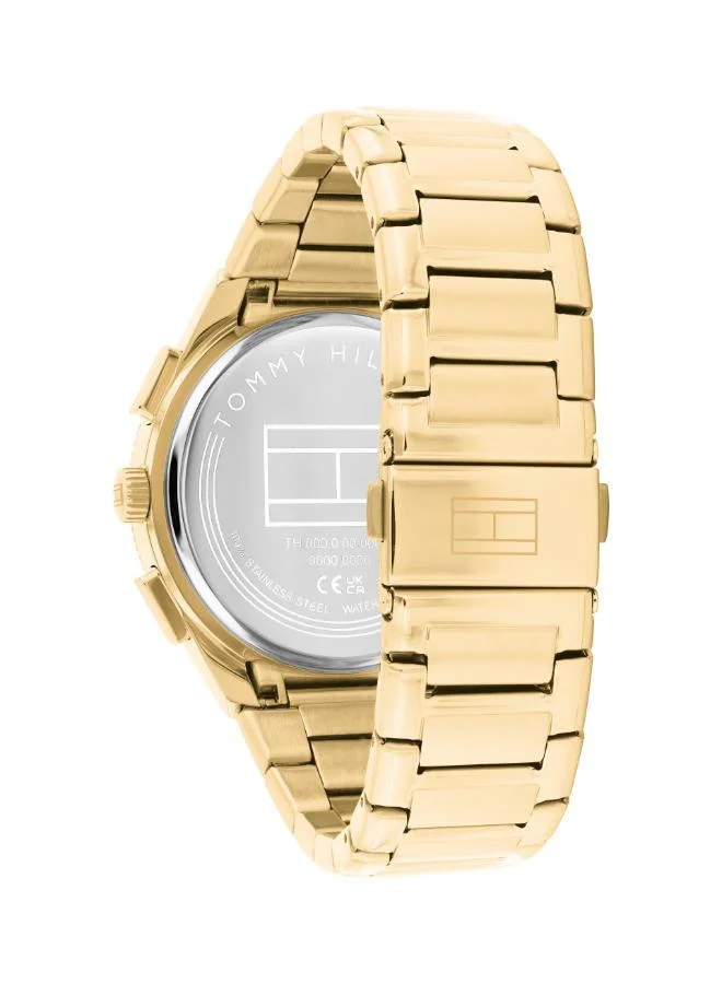 Tommy Hilfiger  Ionic Plated Thin Gold Steel Quartz Multifunction Watch for Men | Best Price UAE