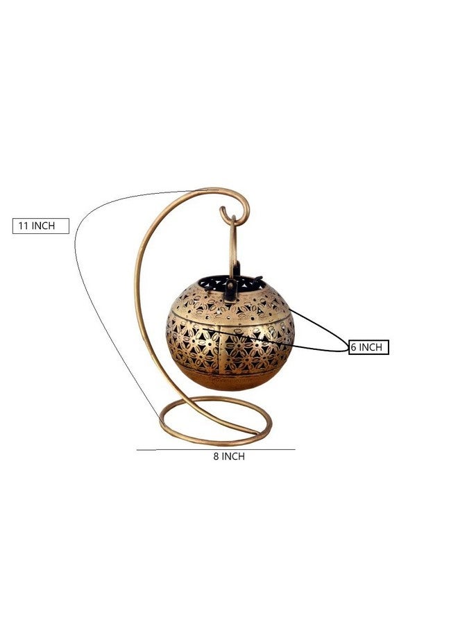 RusticDior Metal Tealight Candle Holder Hanging Degchi/Dhuni Tea Light Candle Stand Holders Home Decoration Items for Home/Office - Image 3