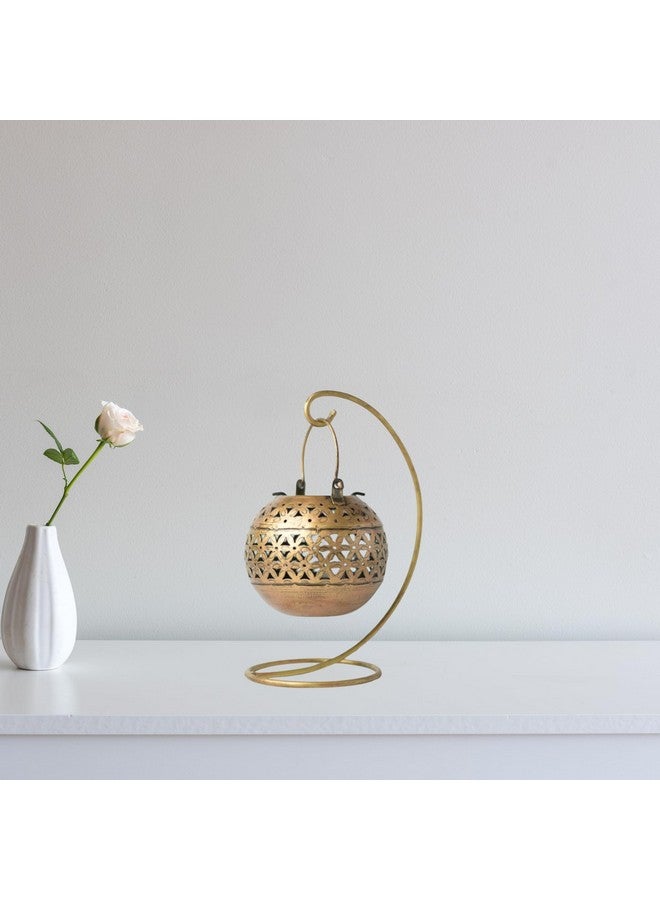 RusticDior Metal Tealight Candle Holder Hanging Degchi/Dhuni Tea Light Candle Stand Holders Home Decoration Items for Home/Office - Image 4