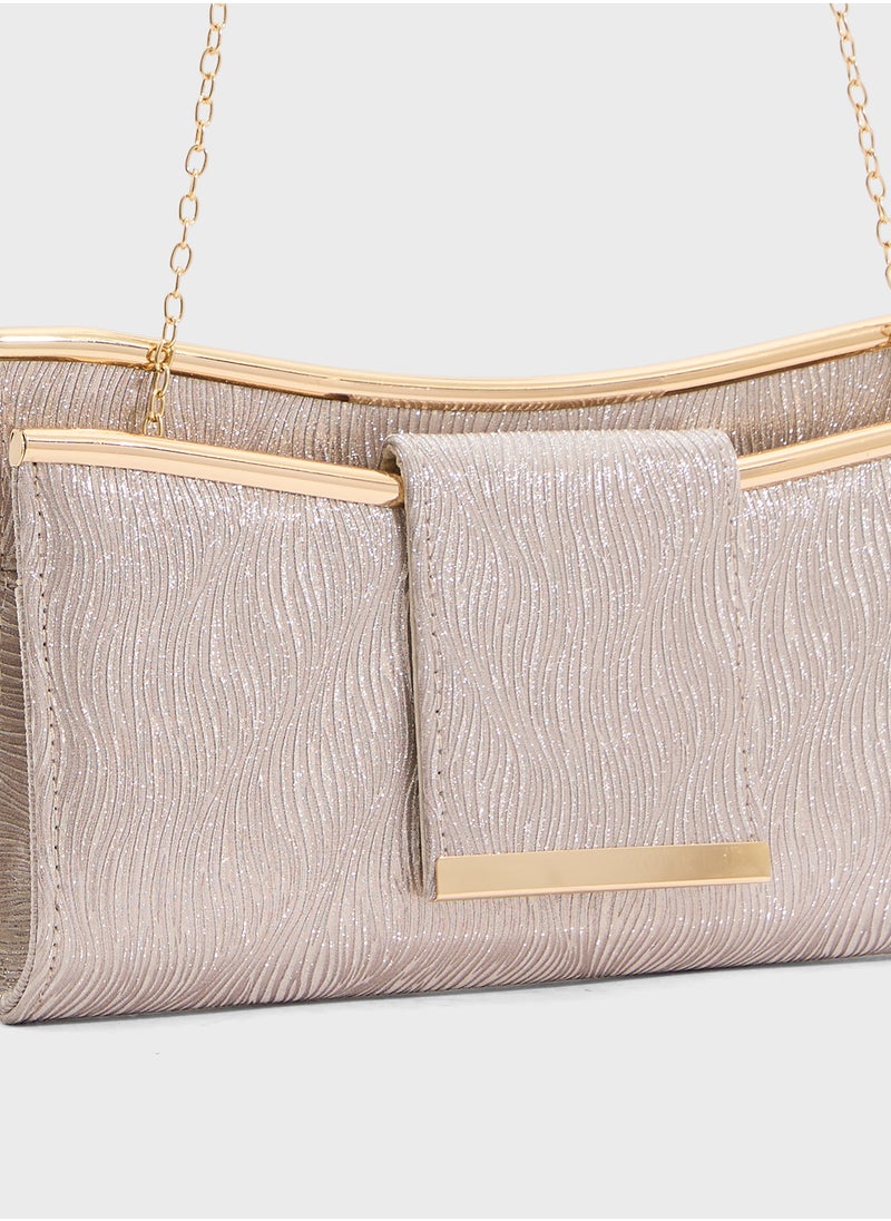 Ella Limited Edition Ladies Sparkly Clutch Bag  - Image 4