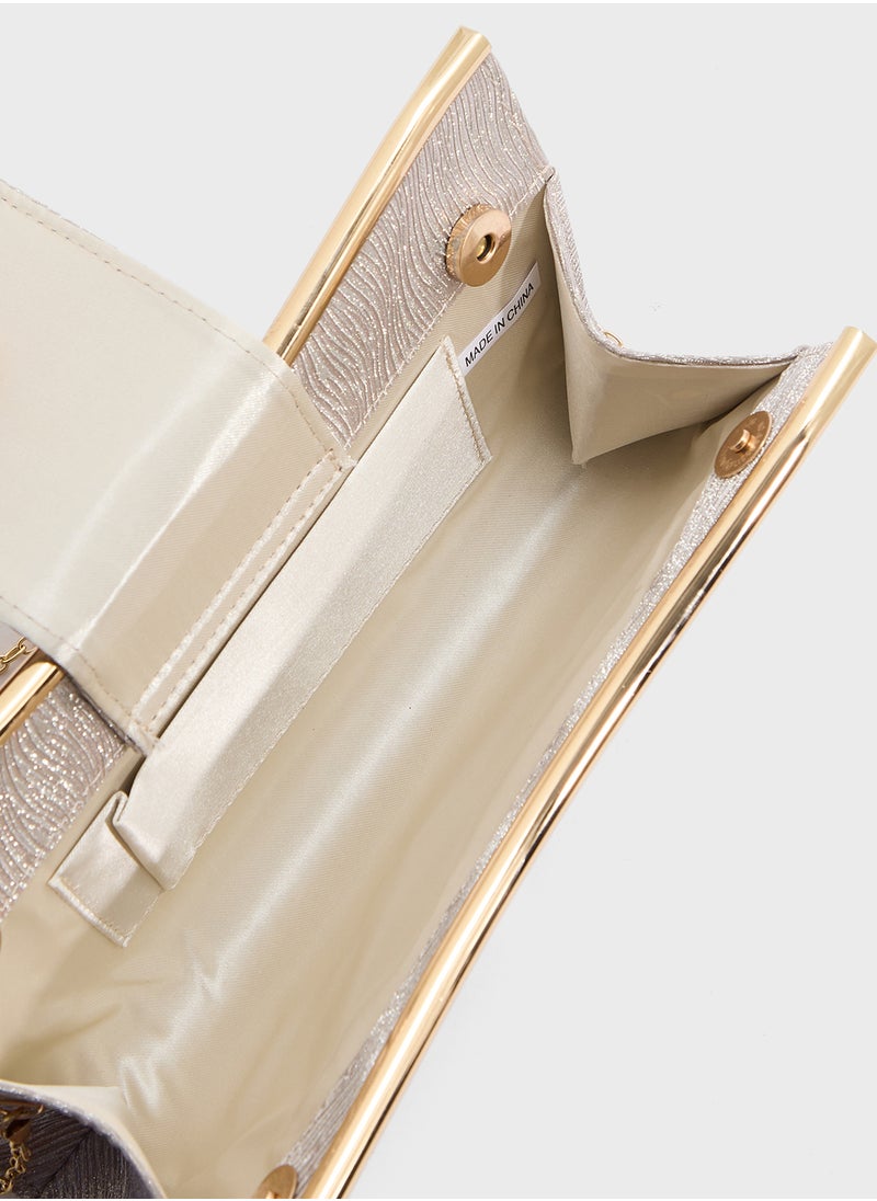 Ella Limited Edition Ladies Sparkly Clutch Bag  - Image 5