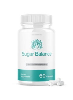 IDEAL PERFORMANCE Sugarbalance Capsules Supplement Max Advanced Formula (60 Capsules)  - Image 1