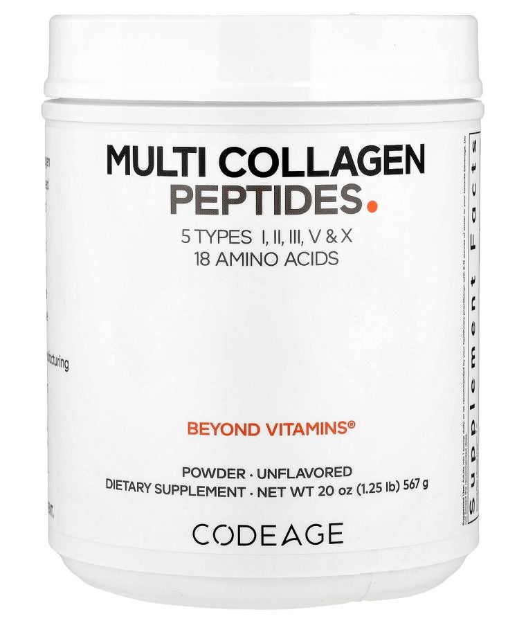 Codeage Multi Collagen Peptides Powder Unflavored 20 oz (567 g)