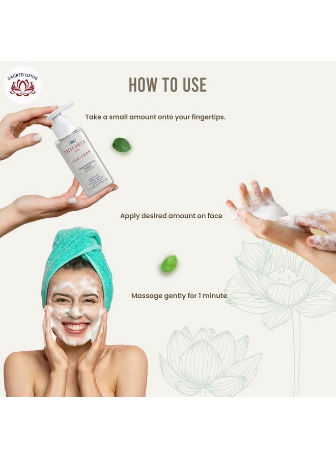 Mitchell USA Age-Less Papaya Brightening Cleanser, 100ml and Alcohol-Free Facial Toner, 100ml Combo - Image 2