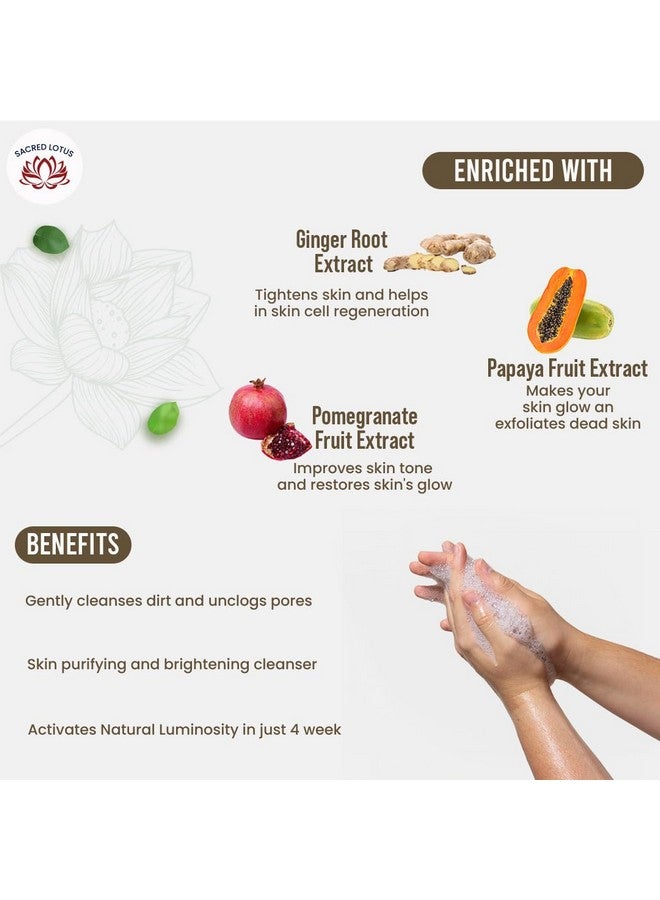 Mitchell USA Age-Less Papaya Brightening Cleanser, 100ml and Alcohol-Free Facial Toner, 100ml Combo - Image 3