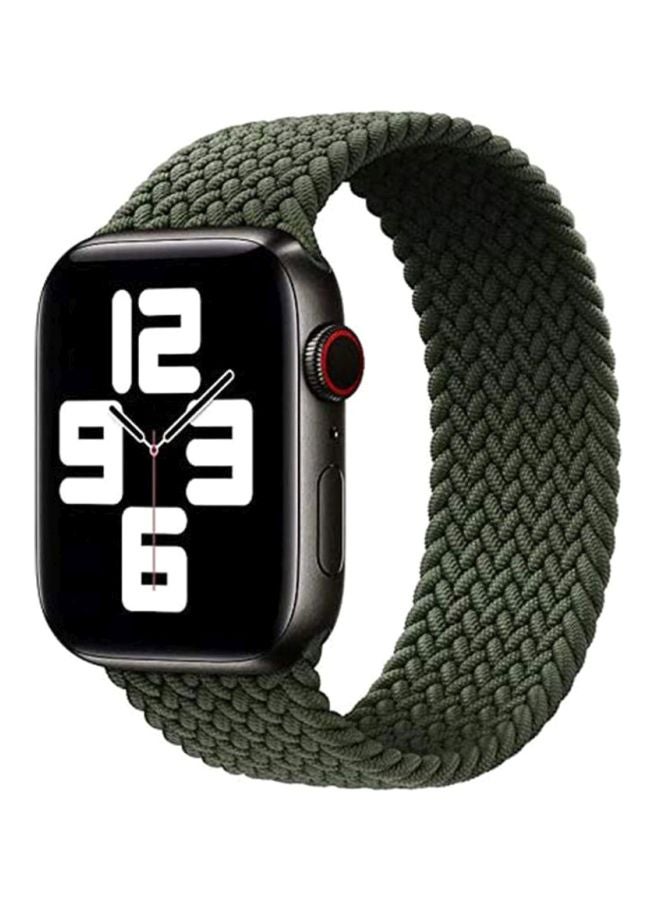 NIBEMINENT Elastic Bracelet For Iwatch Series 6 Inverness Green - Image 1