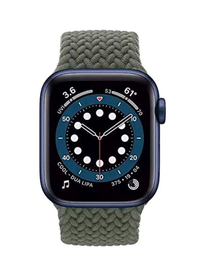 NIBEMINENT Elastic Bracelet For Iwatch Series 6 Inverness Green - Image 2