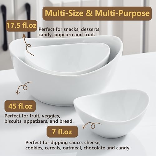 Gomakren 3 Tiered Oval Serving Bowl With Collapsible Metal Rack, Chip and Dip Serving Set, Dessert Appetizer, Candy, Fruit, Vegetable Bowl Set, Christmas Serving Bowls For Entertaining (Black Stand) - Image 4