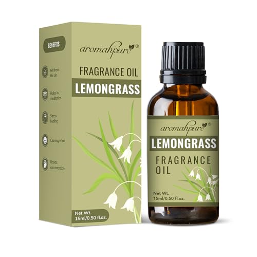 Aromahpure Fragrance Oil | 15 ml | Lemongrass Aroma Oil for Home Fragrance | Best for Aromatherapy | Helps in Meditation | Used in Diffusers, Candles, Air Fresheners, Soaps, IFRA Certified - Image 1