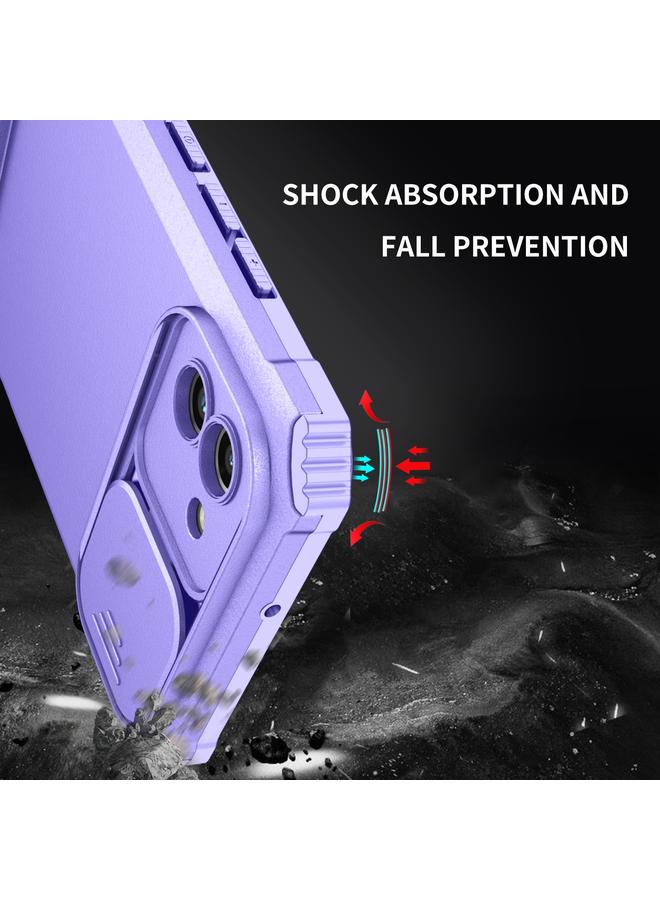 إيروريكس جراب لهاتف Samsung Galaxy A03 مقاس 166 مم مع حامل مجسم وغطاء منزلق وغطاء حماية منزلق - Image 5