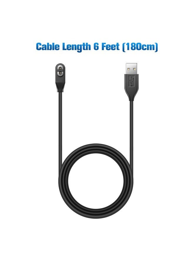 seynli [2 Pack] 6 ft Long Replacement Magnetic Charging Cable for AfterShokz Aeropex / OpenRun, OpenRun Mini, OpenRun Pro, OpenComm (Formerly Known as AfterShokz) AfterShokz Bone Conduction Bluetooth Headset - Image 4