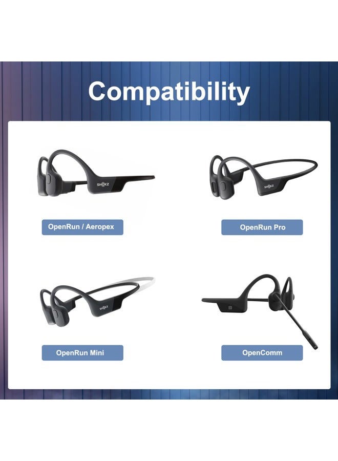 seynli [2 Pack] 6 ft Long Replacement Magnetic Charging Cable for AfterShokz Aeropex / OpenRun, OpenRun Mini, OpenRun Pro, OpenComm (Formerly Known as AfterShokz) AfterShokz Bone Conduction Bluetooth Headset - Image 3