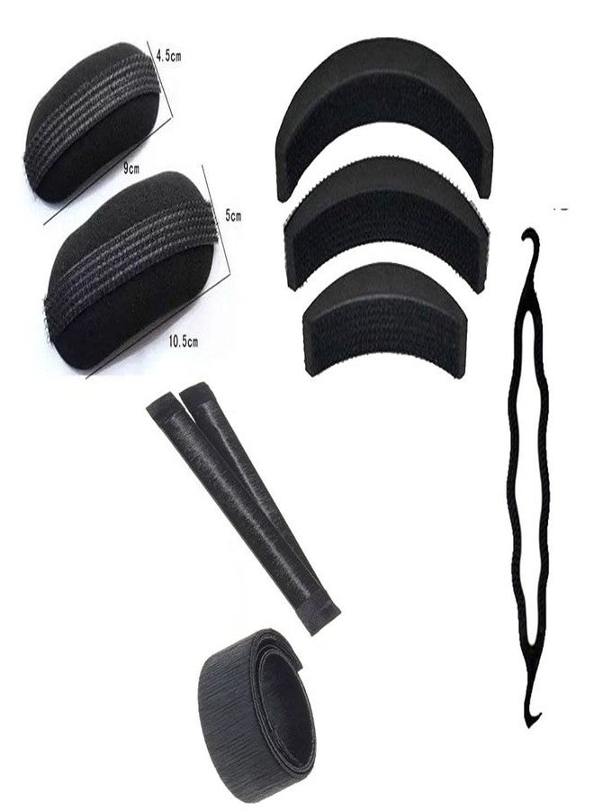 Crazy Sutra Essential Hair Accessories Combo Pack set of 4 items for party use of Banana Bumpit 3 pc,Tic Tac Puff maker Twist Holder Clip and french twist Donut bun tools - Image 2
