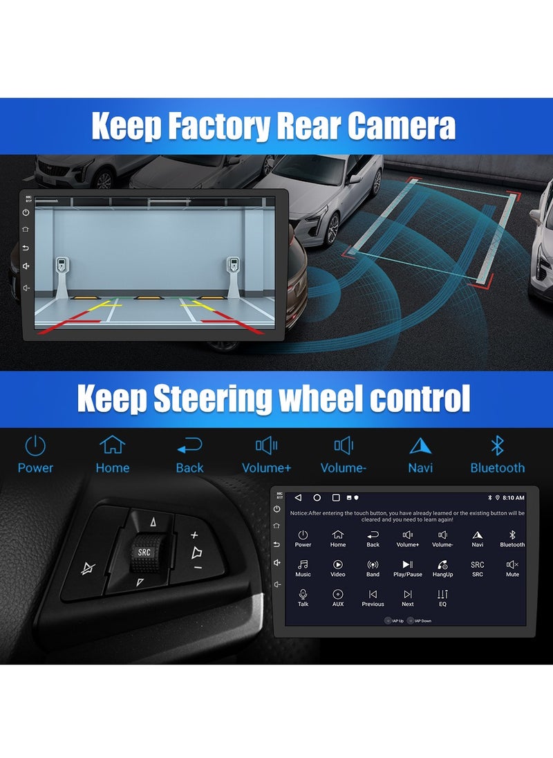 Junsun - Android 12 Car Radio Stereo 10 inch Touch Screen with WiFi Bluetooth for Honda Accord 7th 2003 2004 2005 2006 2007 - Image 1