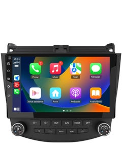 Android 12 Car Radio Stereo 10 inch Touch Screen with WiFi Bluetooth for Honda Accord 7th 2003 2004 2005 2006 2007