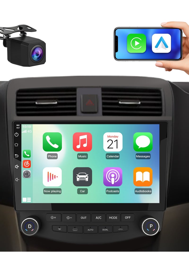 Junsun Android 12 Car Radio Stereo 10 inch Touch Screen with WiFi Bluetooth for Honda Accord 7th 2003 2004 2005 2006 2007 - Image 1