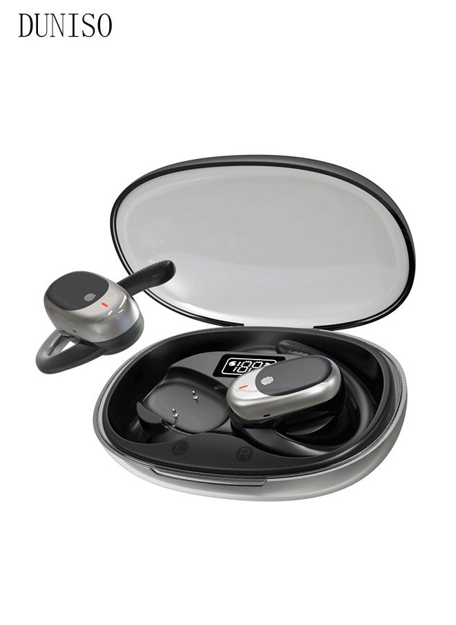 DUNISO - Wireless Earbuds Bluetooth 5.3 Headphones Wireless Charging Case Sports Ear Buds Touch Control LED Power Display Built-in Mic Headset Waterproof Earphones in-Ear for IOS and Android - Image 1