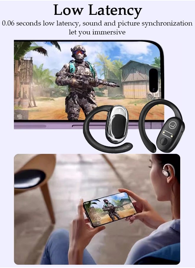 DUNISO - Wireless Earbuds Bluetooth 5.3 Headphones Wireless Charging Case Sports Ear Buds Touch Control LED Power Display Built-in Mic Headset Waterproof Earphones in-Ear for IOS and Android - Image 1