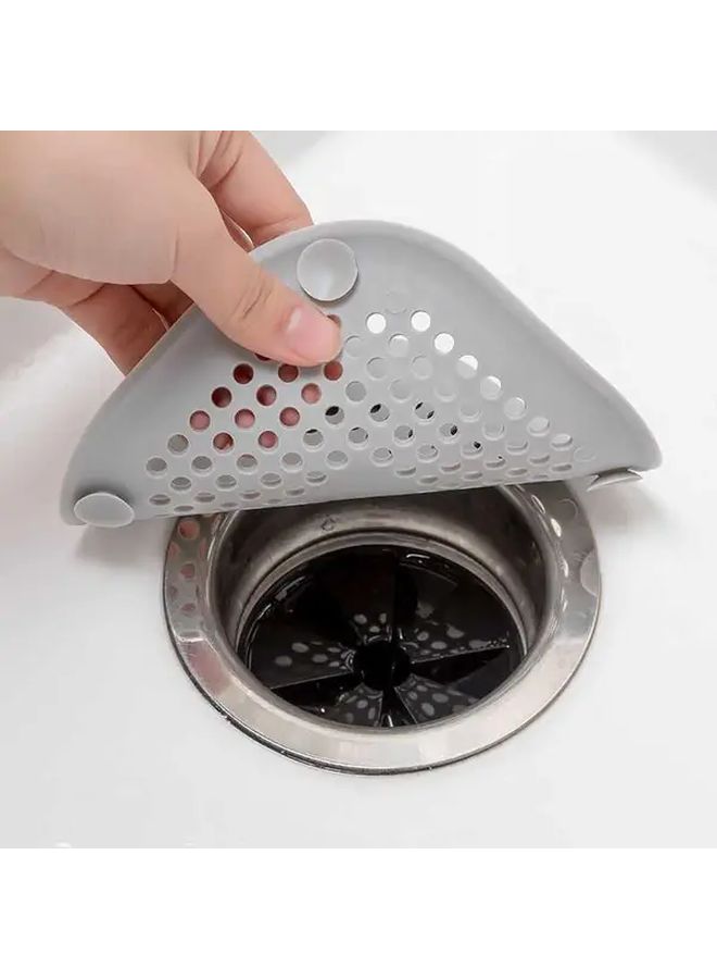 White Suction Cup Floor Drain Plug Hair Filter Anti Blocking For Kitchen Bathroom - Image 4