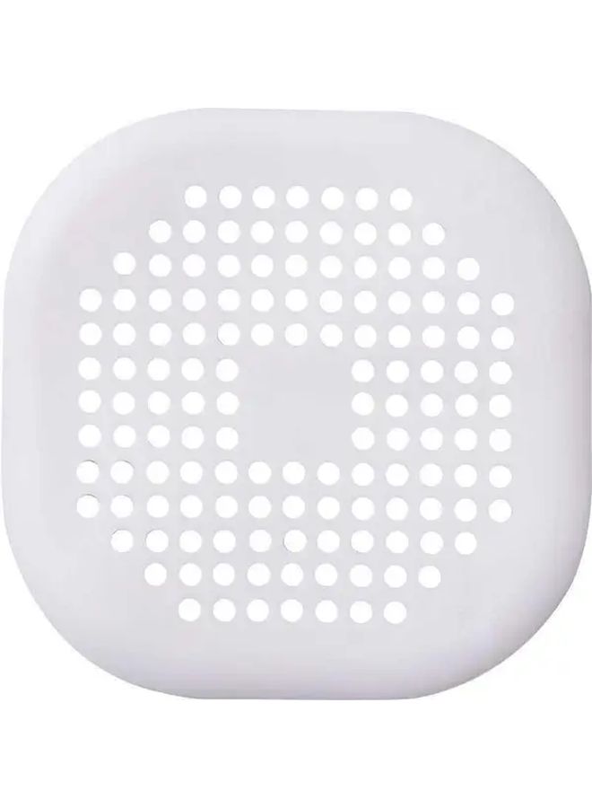 White Suction Cup Floor Drain Plug Hair Filter Anti Blocking For Kitchen Bathroom - Image 5