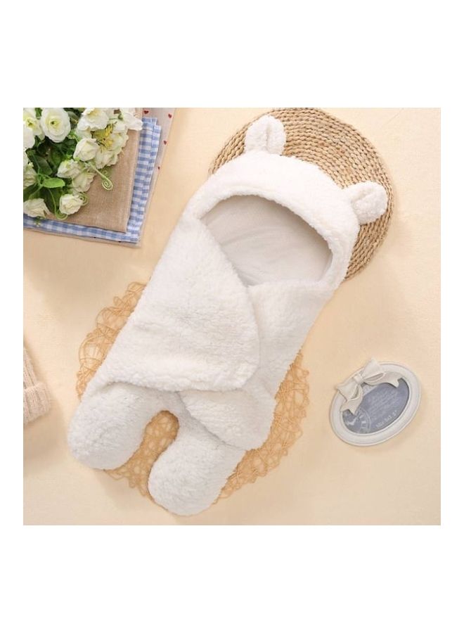 Newborn Baby's  Warm Hooded Swaddle Blanket - Image 5