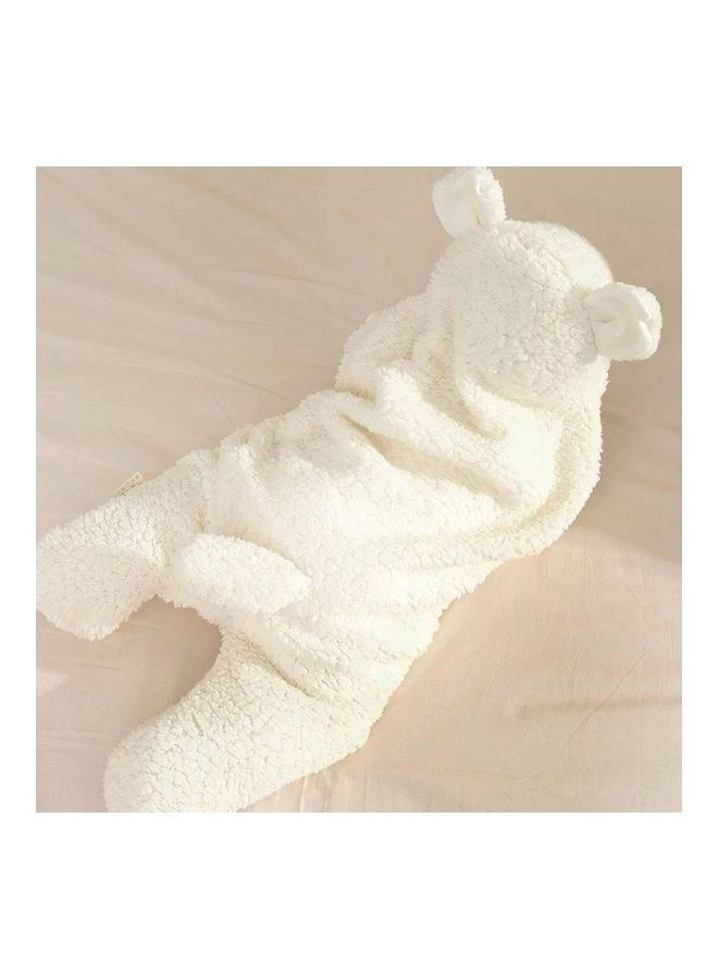 Newborn Baby's  Warm Hooded Swaddle Blanket - Image 4