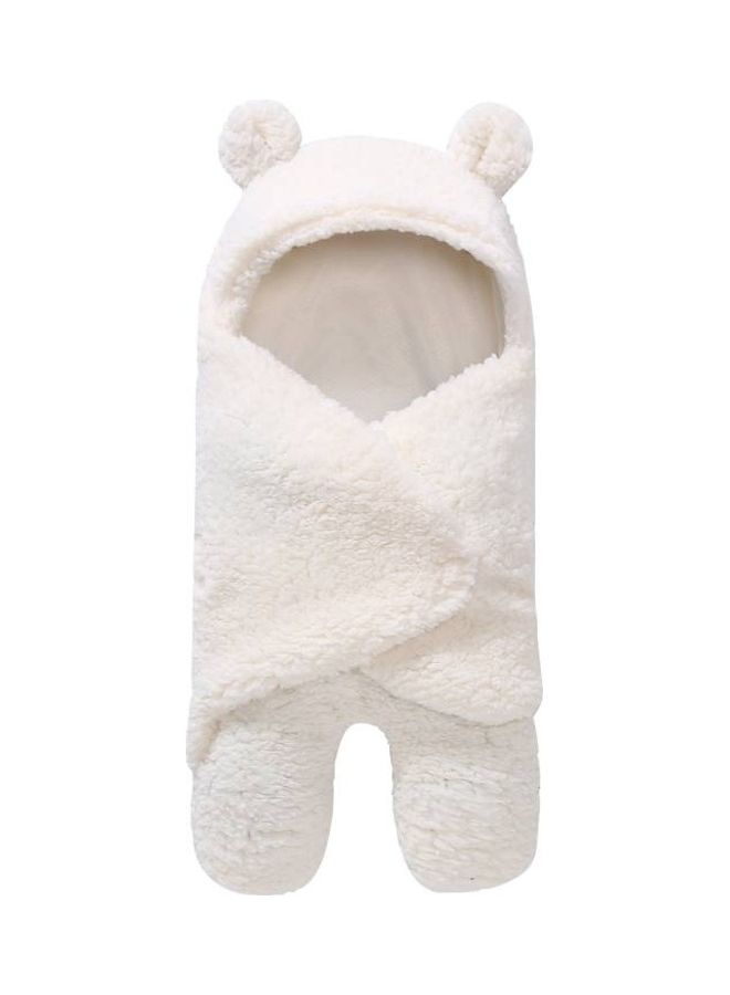Newborn Baby's  Warm Hooded Swaddle Blanket - Image 1