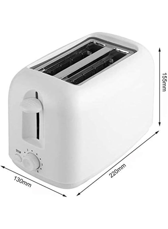 Denx 2 Slice Bread Toaster 650 Watts With 6 Different Temperature Levels For Toasting Bread Dx1781 - Image 3