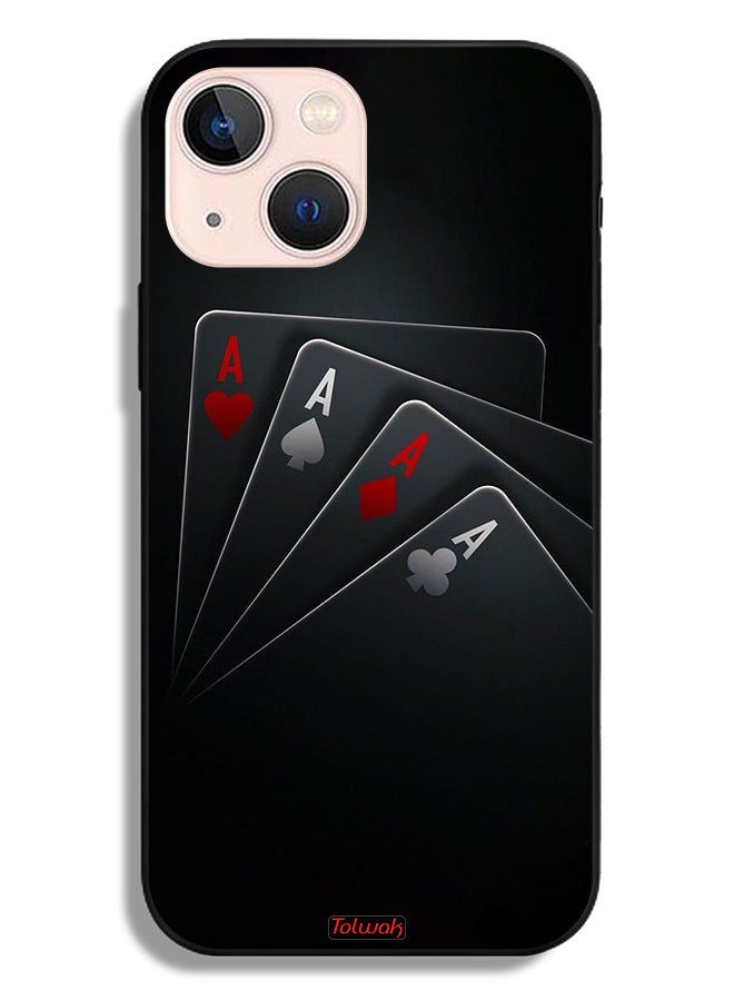 Tolwak Apple iPhone 13 mini Protective Case Cards A  - Image 2